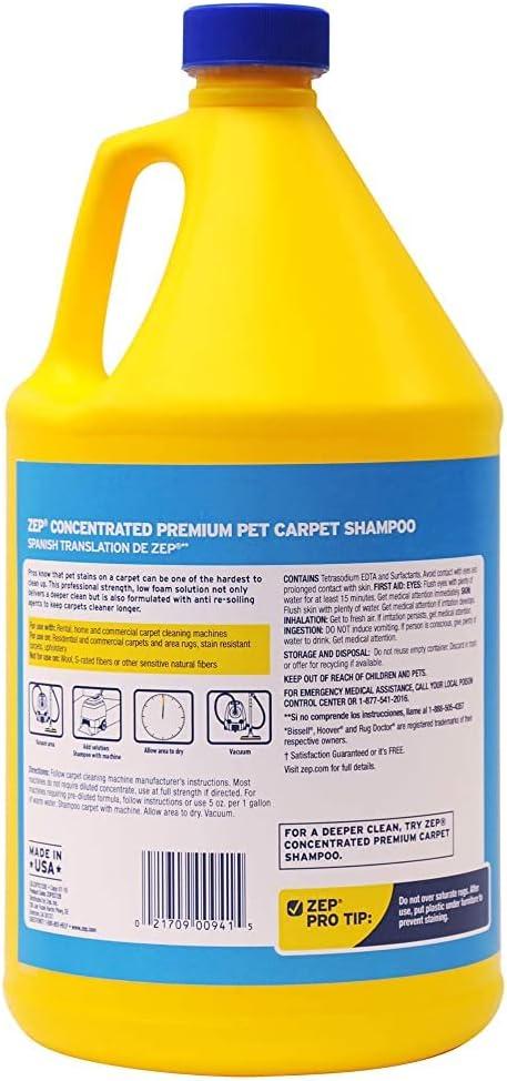 image:imageZEP INC Carpet Shampoo clear 128 fl oz Pack of 11