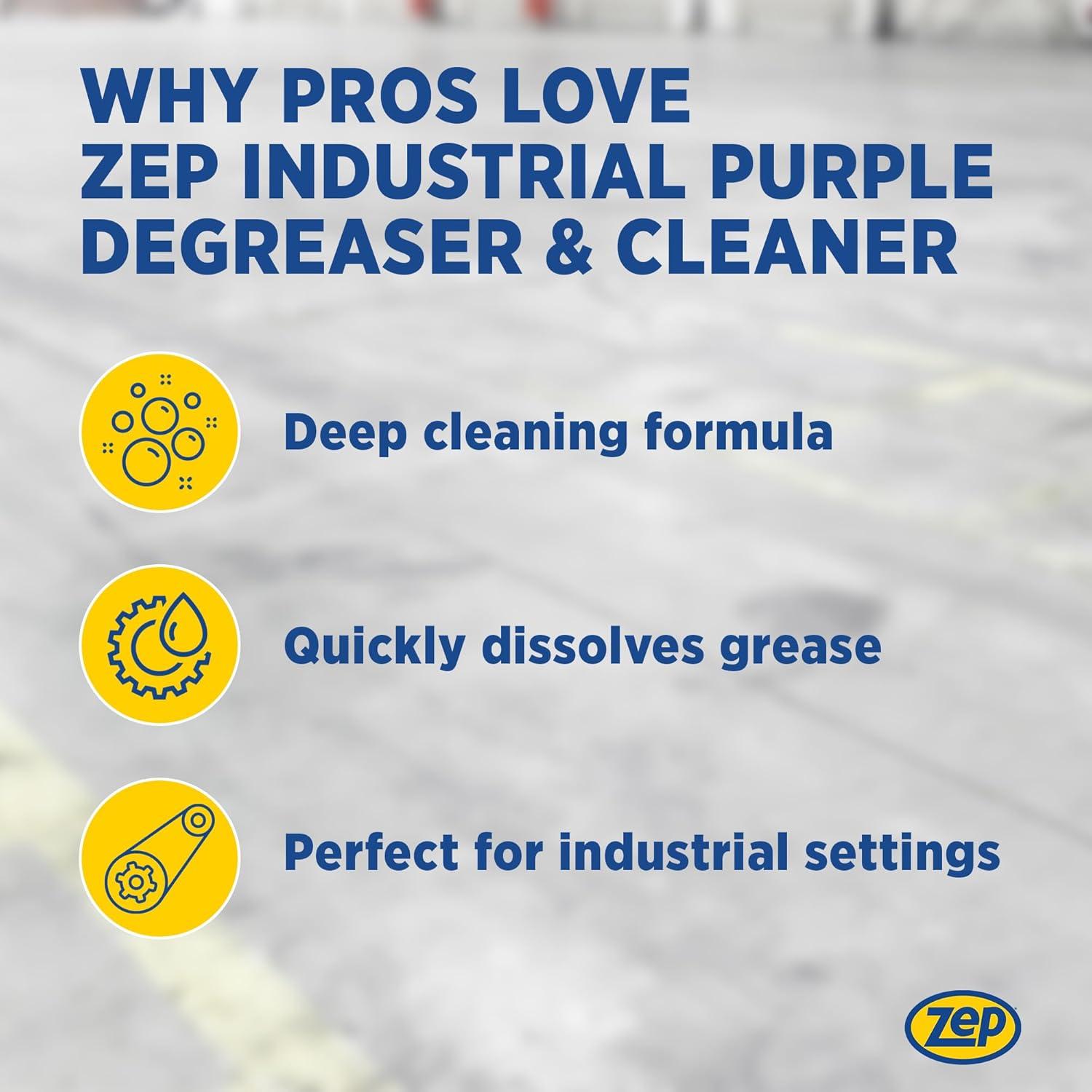image:imageZep Industrial Purple HeavyDuty Degreasing Wipes 65 Wipe Count ZUINDPRPL65 Dissolves Oil Grease and Adhesives Fast 1 Count Pack of 11 Count Pack of 1