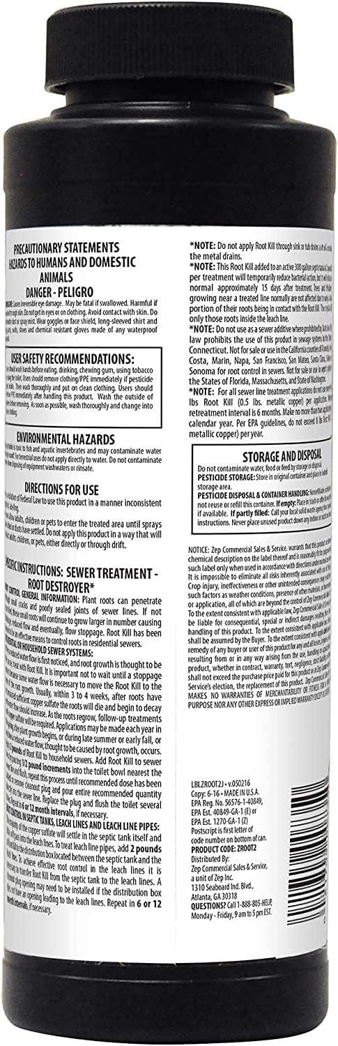 image:imageZep Root Kill 2 lbs ZROOT24 Drain and Septic Care Professional Strength Formula