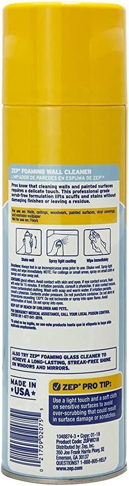 image:imageZep ZUFWC18 Foaming Wall Cleaner 18 oz Clear2