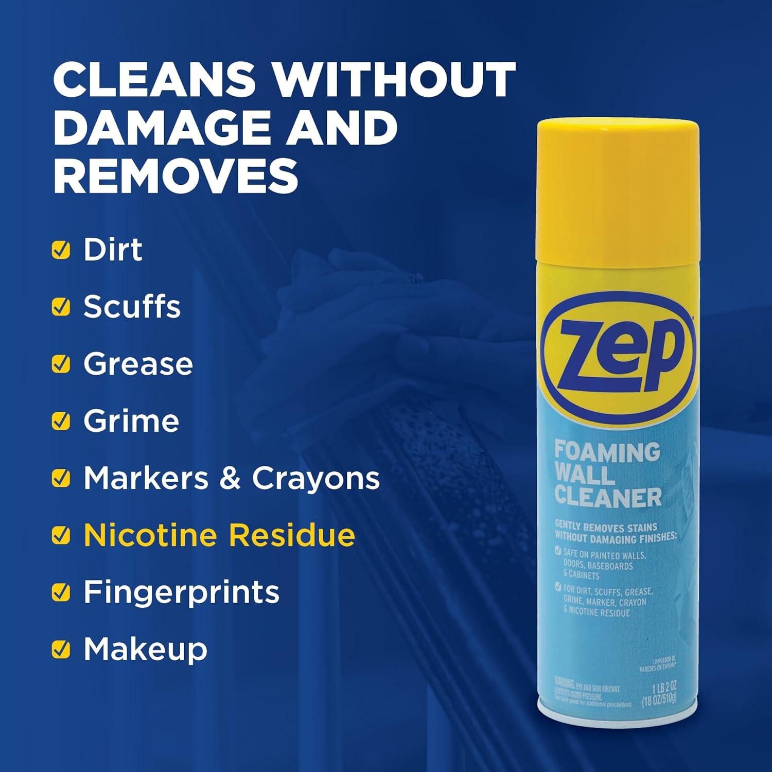 image:imageZep ZUFWC18 Foaming Wall Cleaner 18 oz Clear4