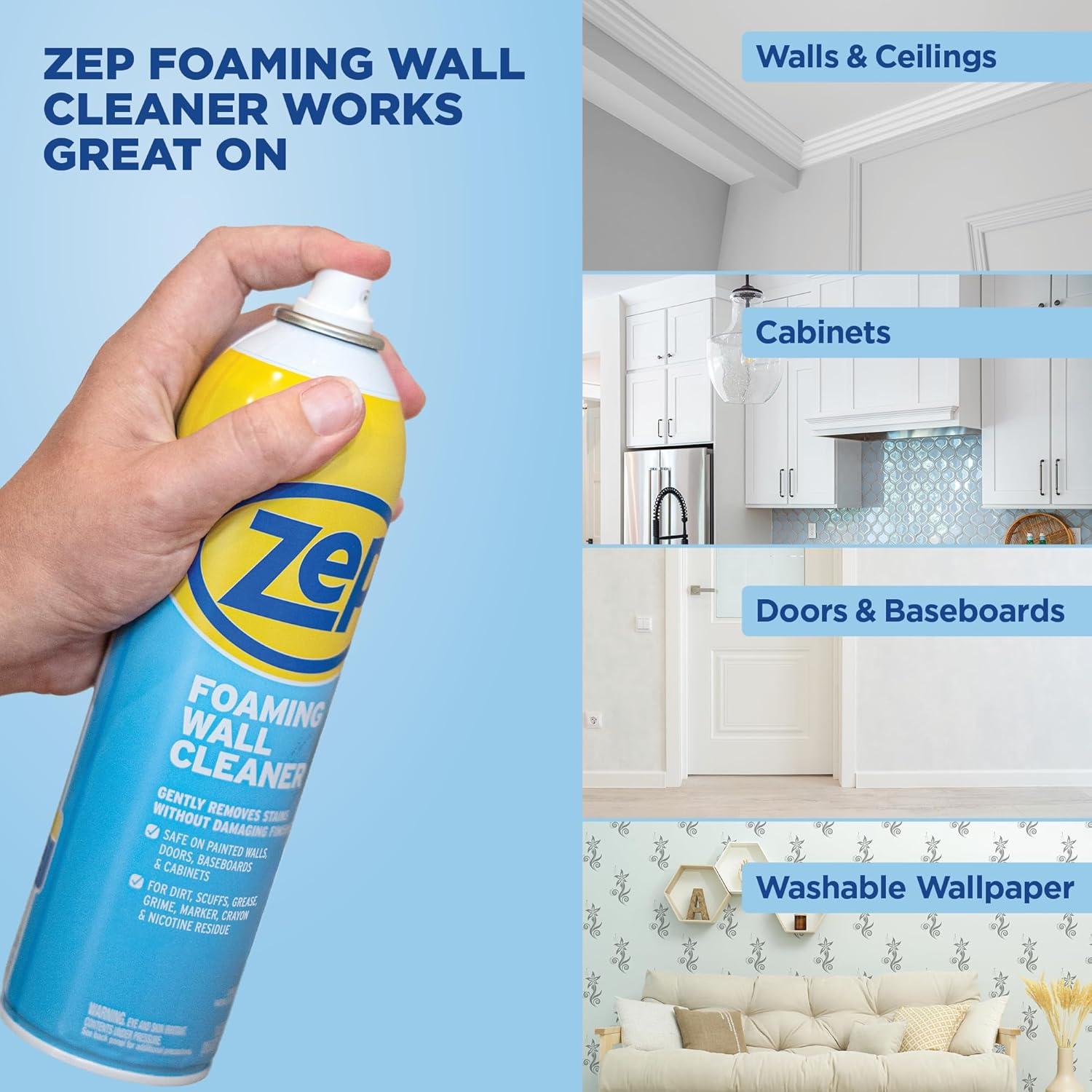 image:imageZep ZUFWC18 Foaming Wall Cleaner 18 oz Clear4