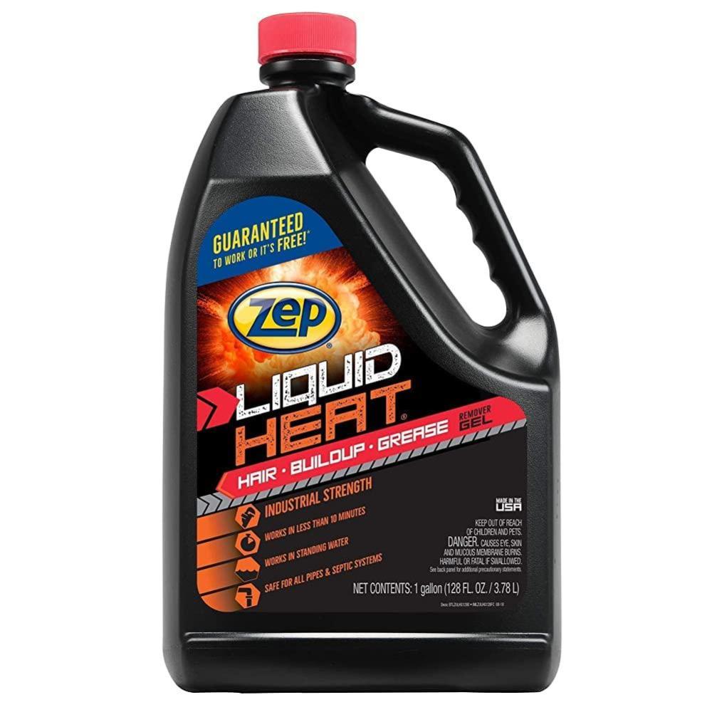 image:imageZep Liquid Heat Clog Dissolver Gel  128 Fl Oz Case of 1 ZULHG128  Professional Strength Formula Works in less than 10 Minutes