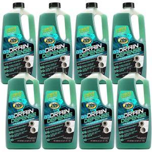 Zep Drain Defense Pipe Build-Up Remover – 64 Ounces – ZLDC648 – Professional Strength Liquid Pipe Build Up Remover,GREEN(8)
