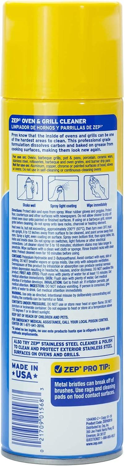 image:imageEnforcer ZUOVGR19 19Ounce Zep HeavyDuty Oven and Grill Cleaner1