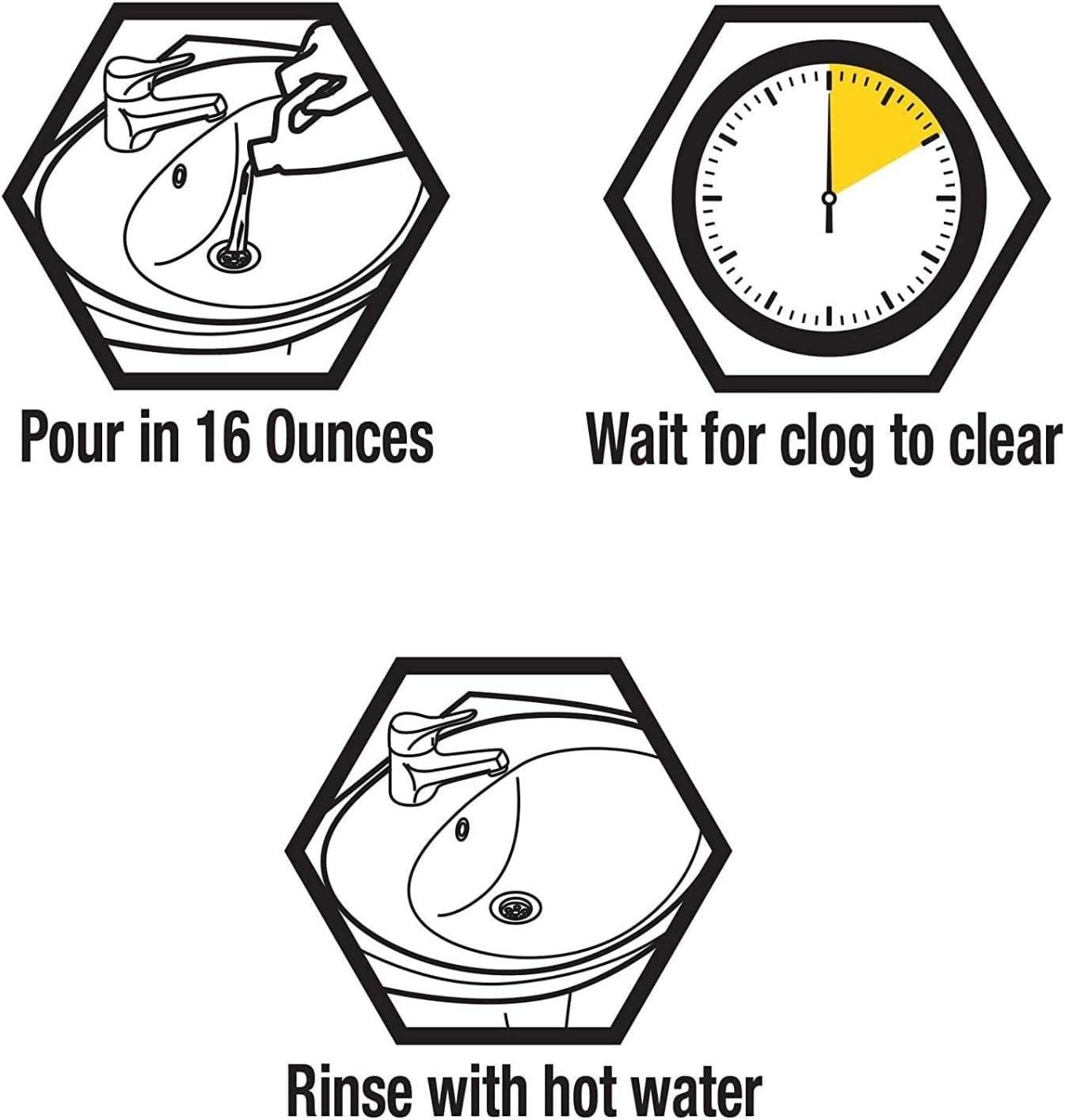 image:imageZep 10 Minute Drain Opener Gel 64 Ounce ZHCR64NG Commercial Strength Fast Acting and Safe for All Pipes1