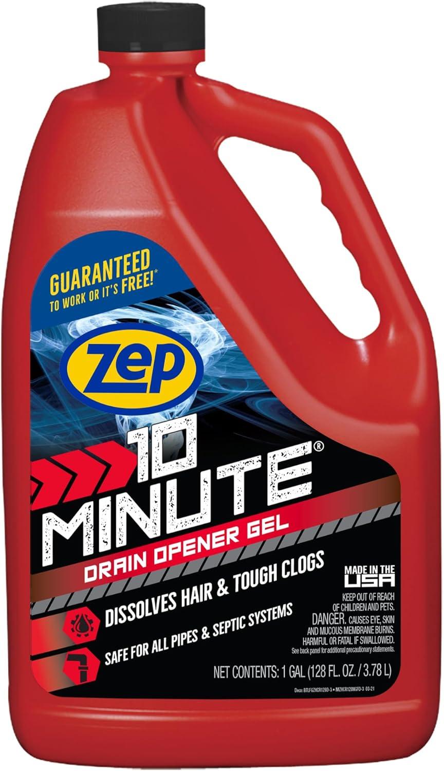 image:imageZep 10 Minute Drain Opener Gel 64 Ounce ZHCR64NG Commercial Strength Fast Acting and Safe for All Pipes4