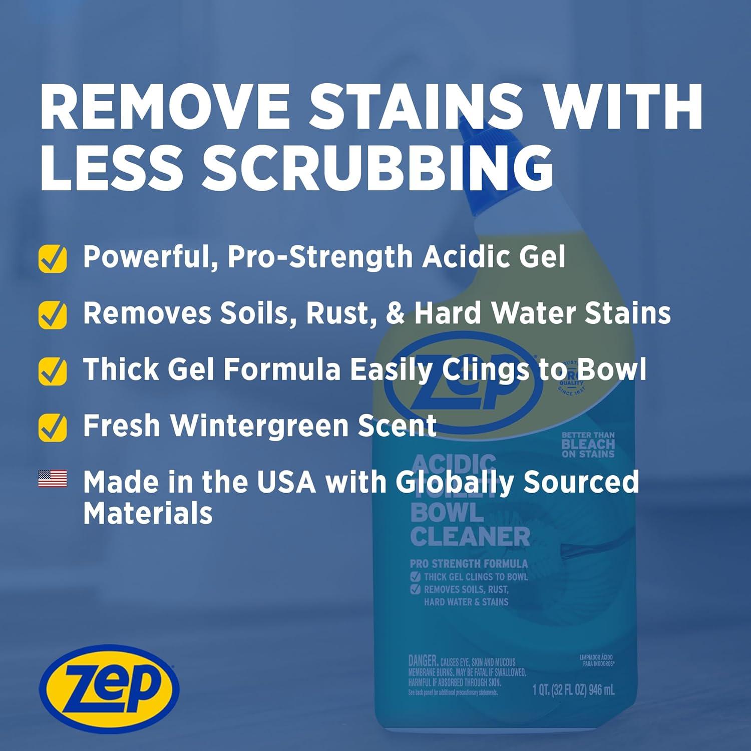 image:imageZep Acidic Toilet Bowl Cleaner 32 Oz1