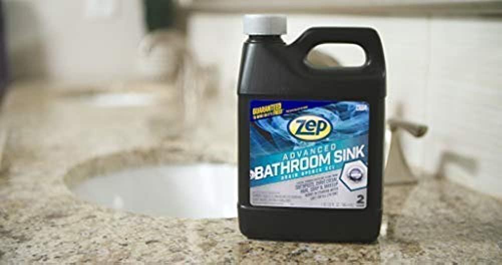 image:imageZep Advanced Bathroom Sink Drain Opener Gel 32 Ounce U49310 Formulated for Toothpaste Shave Cream Hair Soap and Makeup