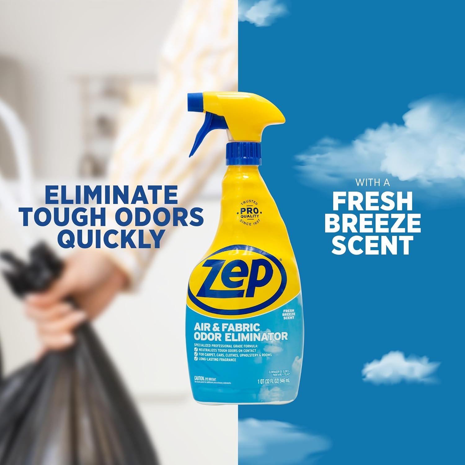 image:imageZep Air and Fabric Odor Eliminator 32 oz Pack of 4 ZUAIR324 Refresh Your Home Office and Business