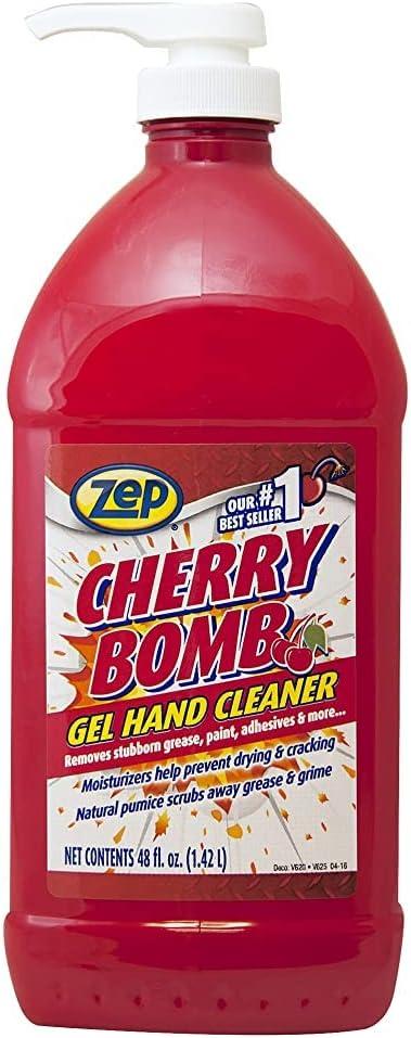 image:imageZep Cherry Bomb Hand Cleaner 48 Ounce Volcanic Rock and Emollients Perfect for Mechanics and DIYers4