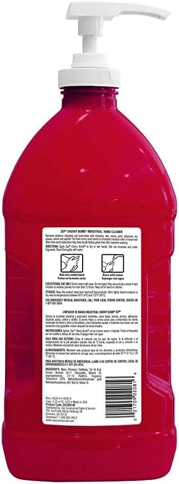 image:imageZep Cherry Bomb Hand Cleaner 48 Ounce Volcanic Rock and Emollients Perfect for Mechanics and DIYers4