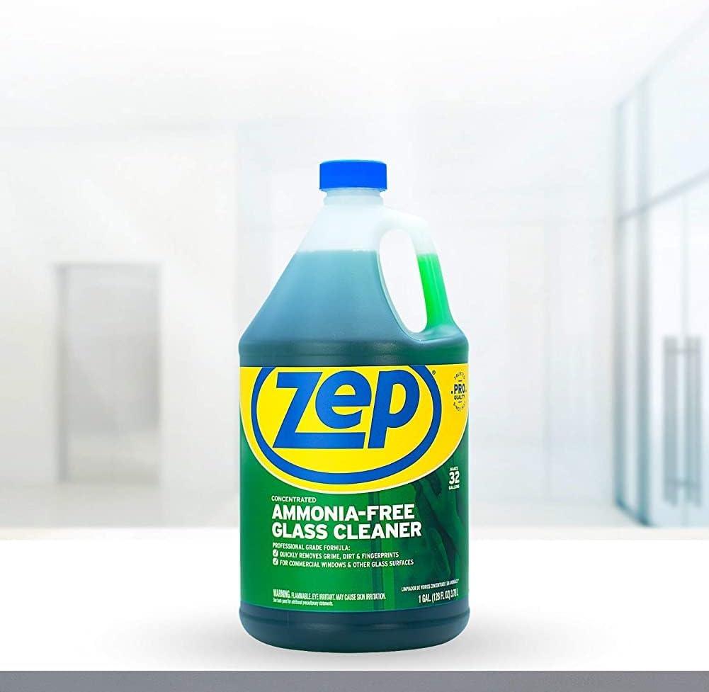 image:imageZep Commercial Glass Cleaner Concentrate Concentrate Liquid Solution Green 1 gal 128 fl oz4