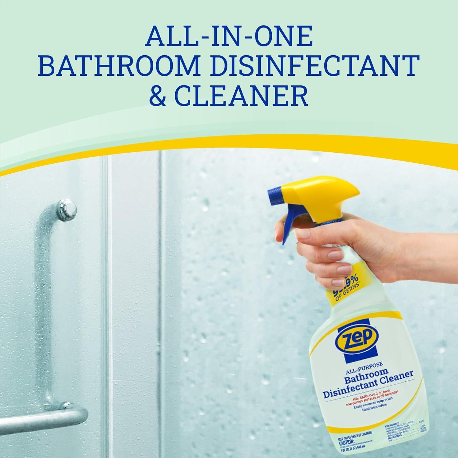 image:imageZep Home Pro AllPurpose Bathroom Disinfectant Cleaner 32 Fl Oz Case of 6 R53406