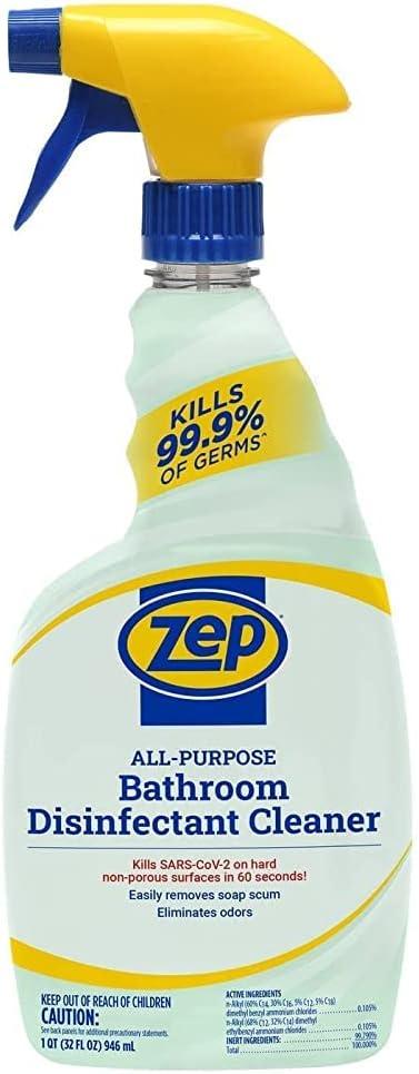 image:imageZep Home Pro AllPurpose Bathroom Disinfectant Cleaner 32 Fl Oz Case of 6 R53406