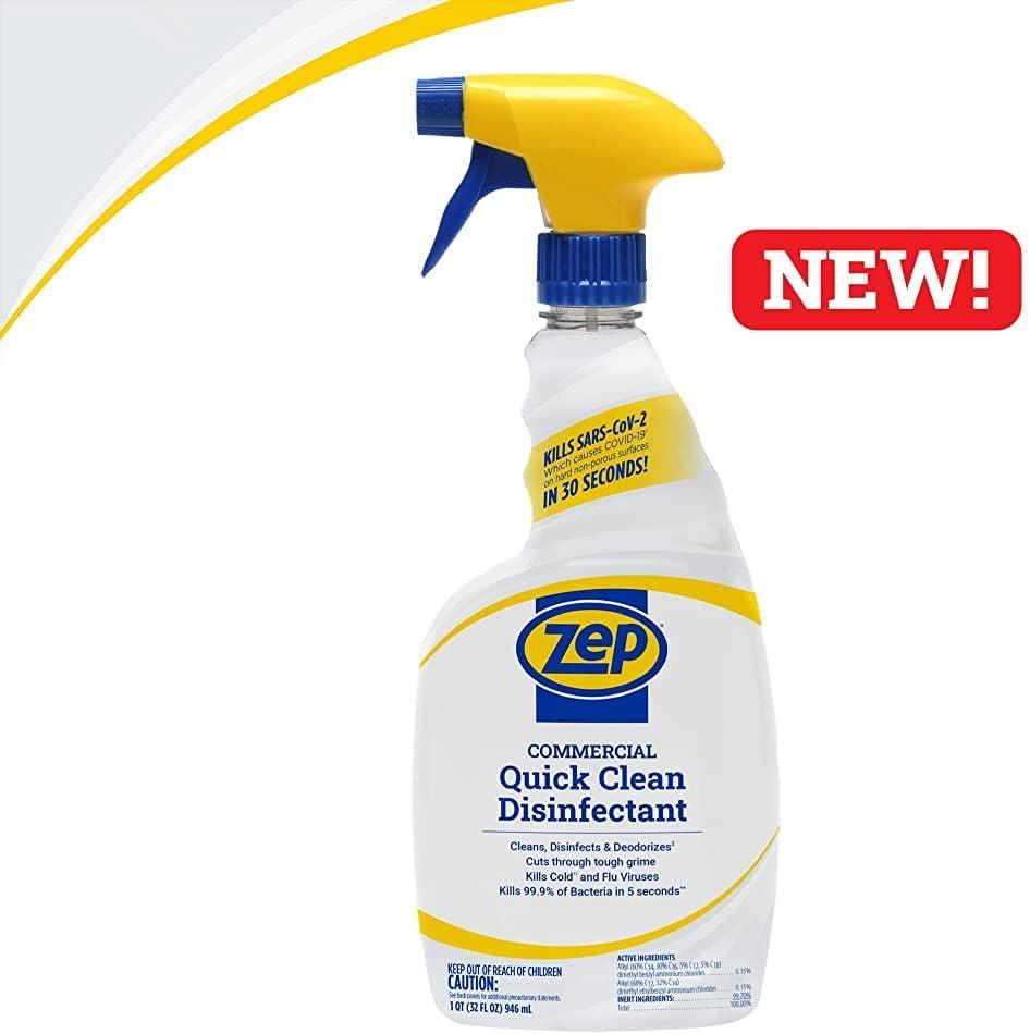 image:imageZep Home Pro Commercial Quick Clean Disinfectant 32 Fl Oz R49806 Pro Trusted Cleaning Power Now in Refreshing Scents and Family Friendly Formulas 6