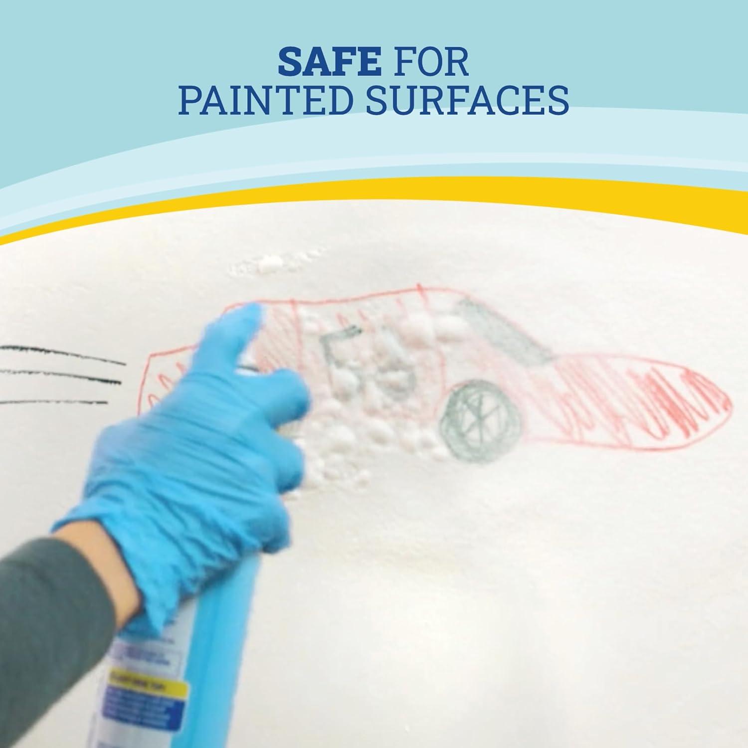 image:imageZep Home Pro Foaming Scuff amp Mark Eraser Paint Safe Surface Cleaner 18 oz for Doors Walls Molding Cabinets Removes Fingerprints Smudges Stains