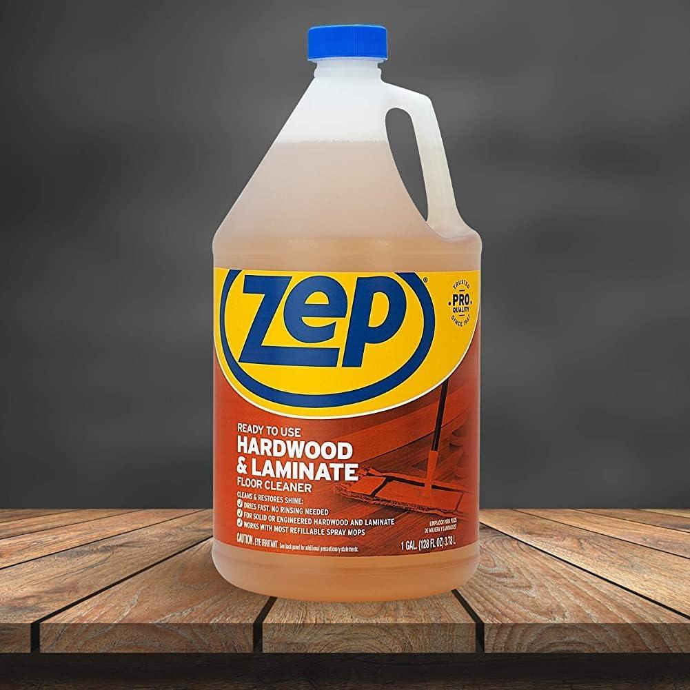 image:imageZep Industrial Hardwood and Laminate Floor Cleaner 1 Gallon ZUHLF128 Removes Spots Stains and Scuffs Cleans and Restores Shine4