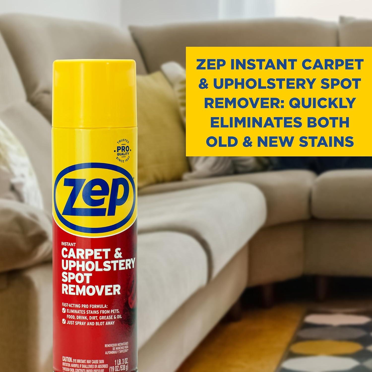 image:imageZep Instant Carpet and Upholstery Spot Remover 19 ounce Case of 12 ZUSPOT19 No Scrubbing1