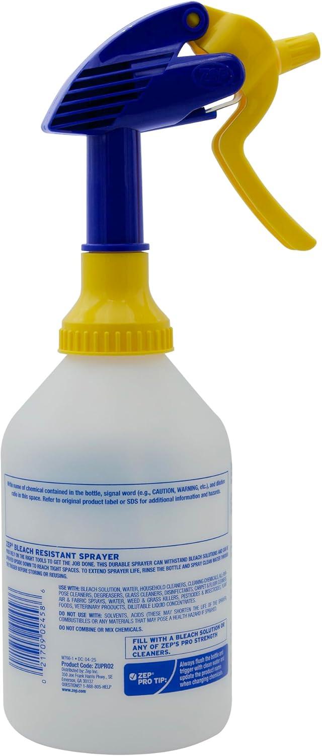 image:imageZep New Bleach Resistant Professional Sprayer 20 Bottle 32 Ounces 30 Foot Spray Adjustable Nozzle1