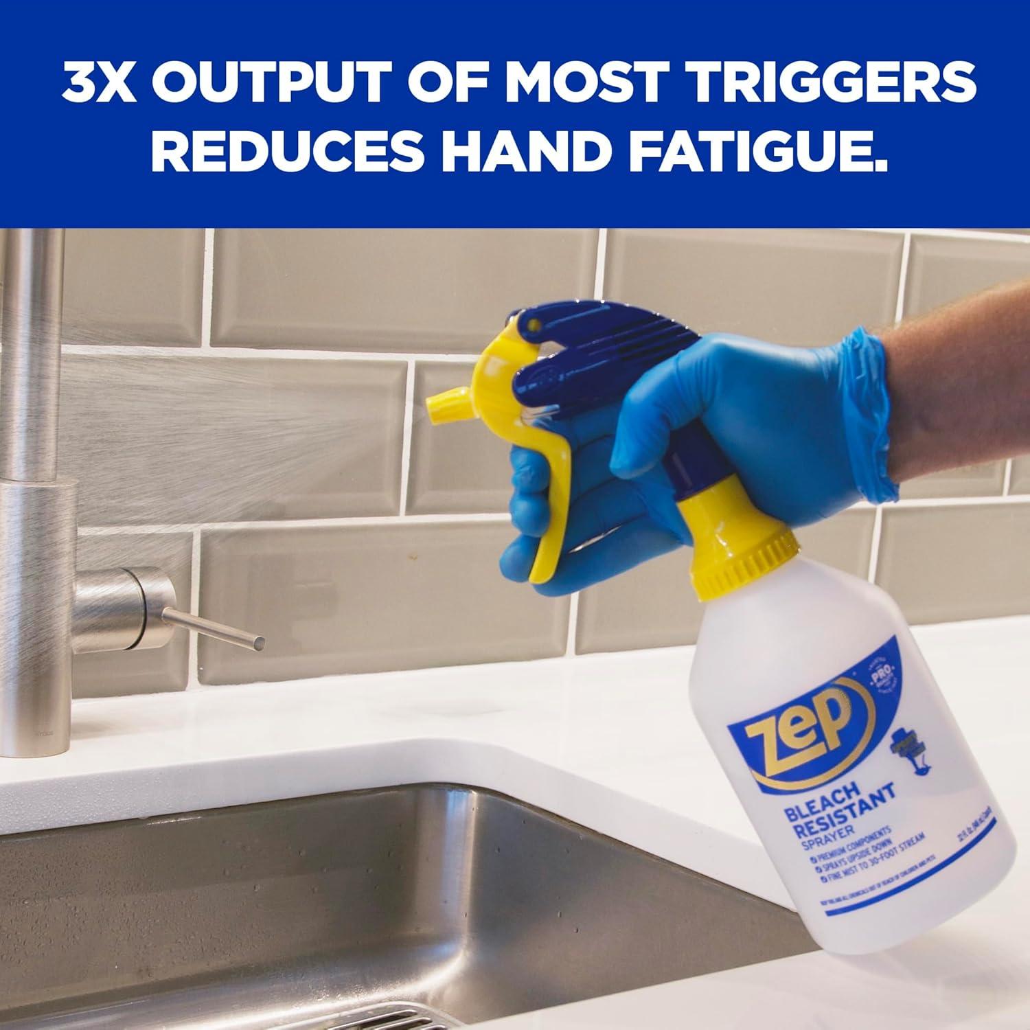image:imageZep New Bleach Resistant Professional Sprayer 20 Bottle 32 Ounces 30 Foot Spray Adjustable Nozzle1