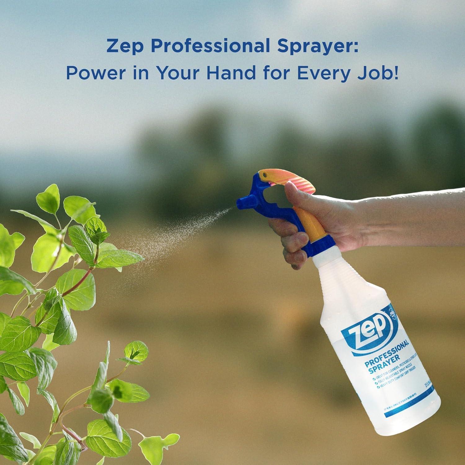 image:imageZep Professional Sprayer Bottle Fine Mist up to a 30Foot Stream Case of 6 32 ozVersatile Adjustable Nozzle Spray Bottles with a Fine Mist or Powerful Spray Refillable for Diluted Concentrate