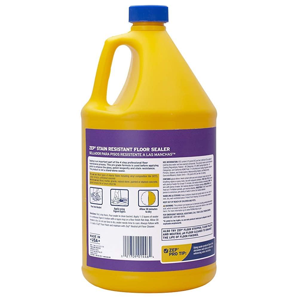 image:imageZep Stain Resistant Floor Sealer 1 Gallon ZUFSLR128 Durable Long Lasting Seal2