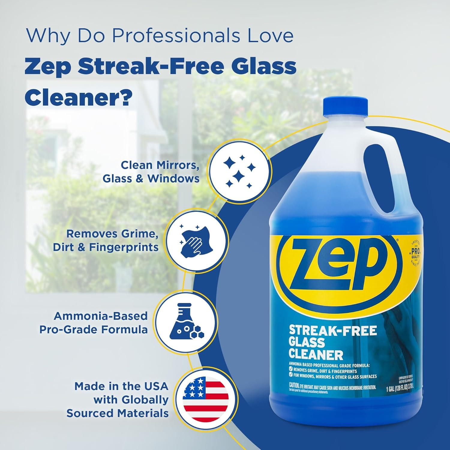 image:imageZep ZU1120128 StreakFree Glass Cleaner 128 ounce4