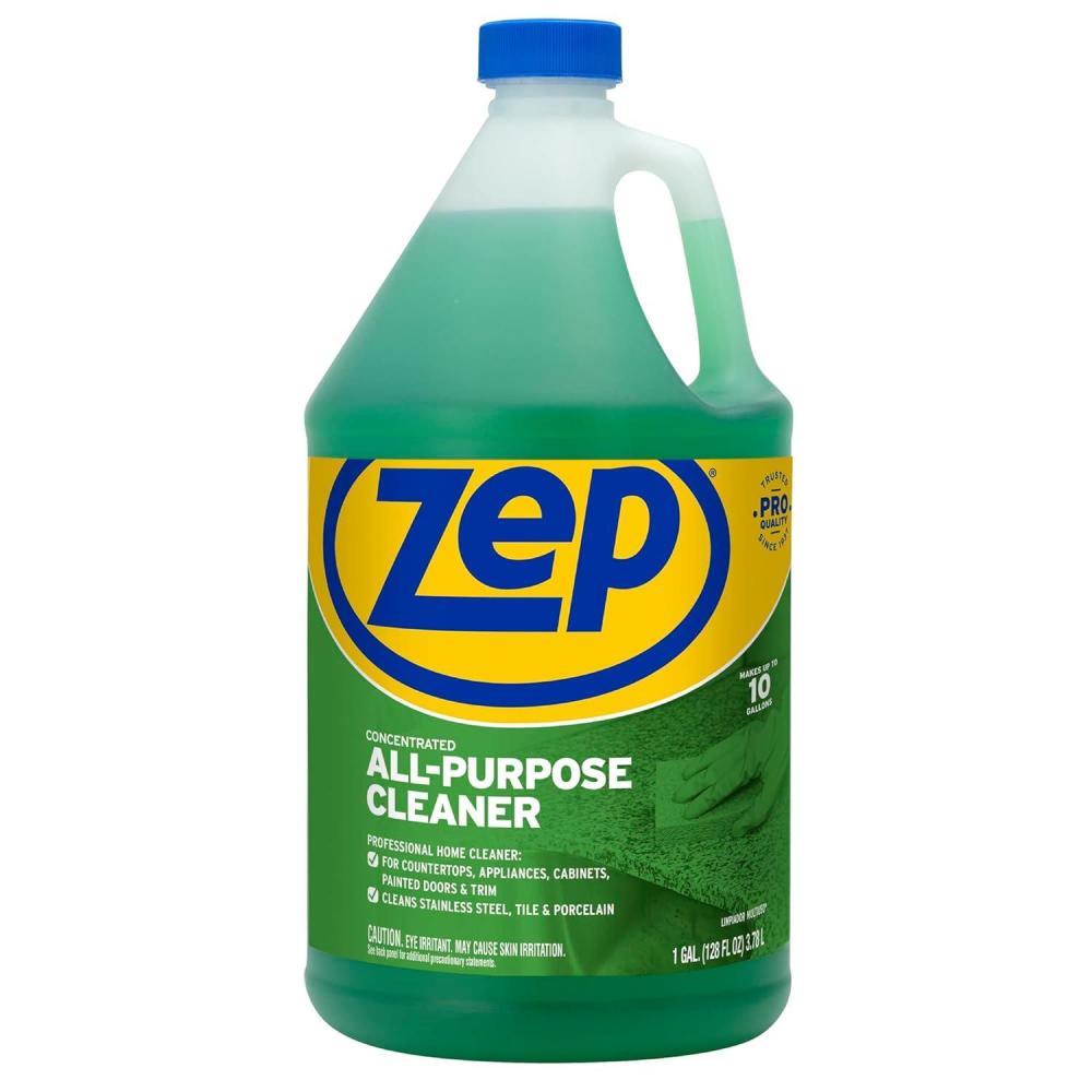 image:imageZep AllPurpose Cleaner and Degreaser  1 Gallon 1 Unit ZU0567128  Heavy Duty Industrial Cleaner for Business and Household Used in Kitchen Countertops Appliances Walls and Floor Surfaces128 Fl Oz Pack of 1