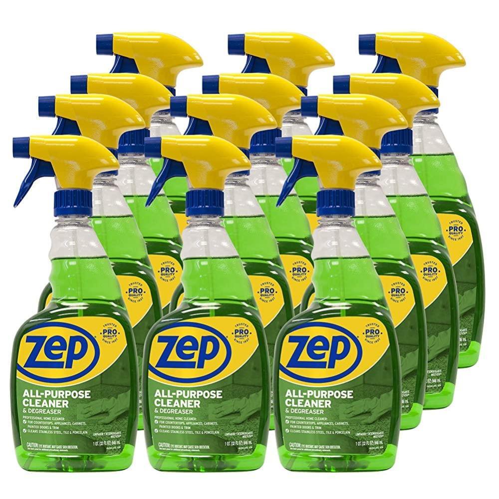 image:imageZep AllPurpose Cleaner and Degreaser 1 Gallon 1 Unit ZU0567128 Heavy Duty Industrial Cleaner for Business and Household Used in Kitchen Countertops Appliances Walls and Floor Surfaces32 Ounce Pack of 12