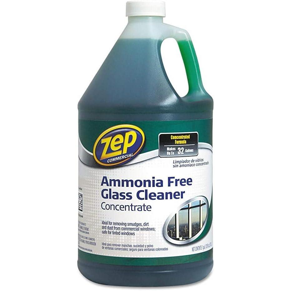image:imageZep Commercial Glass Cleaner Concentrate  Concentrate Liquid Solution Green  1 gal 128 fl oz1