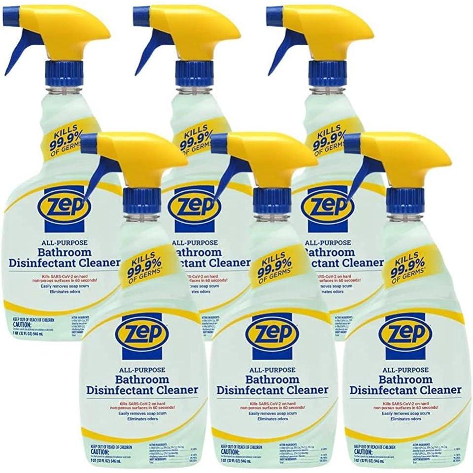 image:imageZep Home Pro AllPurpose Bathroom Disinfectant Cleaner  32 Fl Oz Case of 6  R53406