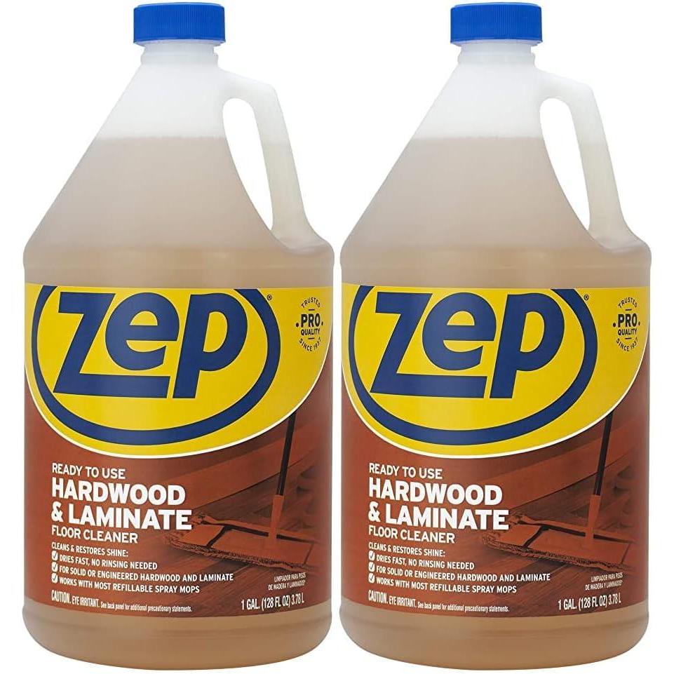 image:imageZep Industrial Hardwood and Laminate Floor Cleaner  1 Gallon  ZUHLF128  Removes Spots Stains and Scuffs Cleans and Restores Shine2