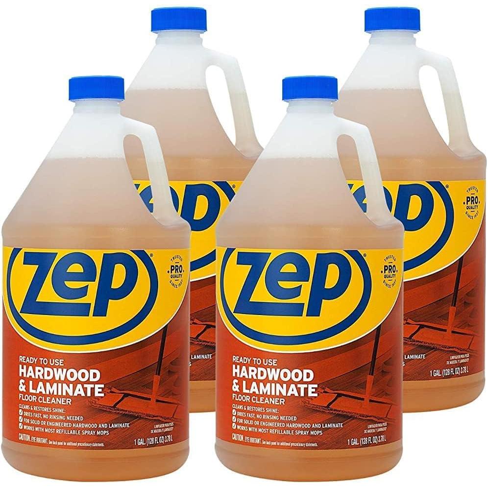 image:imageZep Industrial Hardwood and Laminate Floor Cleaner  1 Gallon  ZUHLF128  Removes Spots Stains and Scuffs Cleans and Restores Shine4