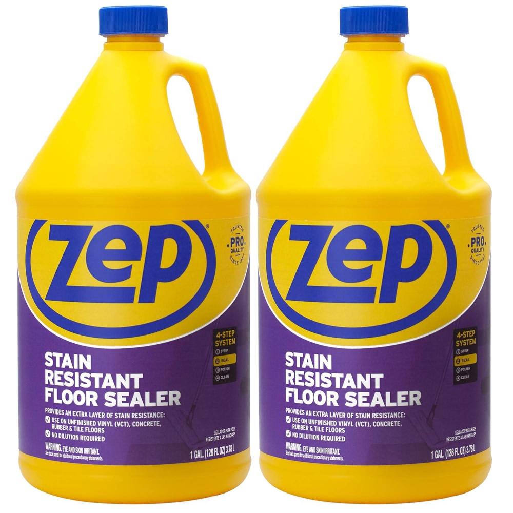 image:imageZep Stain Resistant Floor Sealer 1 Gallon ZUFSLR128 Durable Long Lasting Seal2