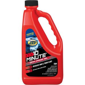 Zep 10 Minute Drain Opener Gel 64 Ounce – ZHCR64NG – Commercial Strength, Fast Acting and Safe for All Pipes(1)