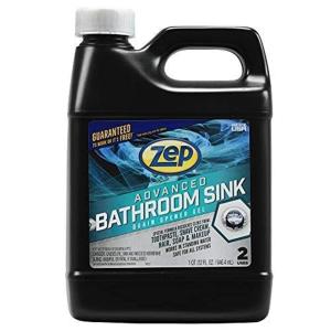 Zep Advanced Bathroom Sink Drain Opener Gel – 32 Ounce – U49310 – Formulated for Toothpaste, Shave Cream, Hair, Soap and Makeup
