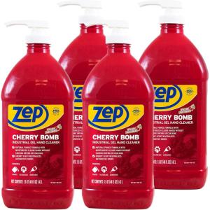 Zep Cherry Bomb Hand Cleaner – 48 Ounce – Volcanic Rock and Emollients – Perfect for Mechanics and DIY’ers(4)