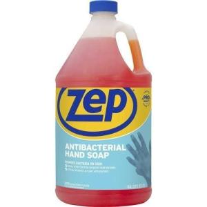 Zep Commercial Antimicrobial Hand Soap, 1 Gallon, R46124, 128 Fl Oz (Pack of 1)(128 Fl Oz (Pack of 1))
