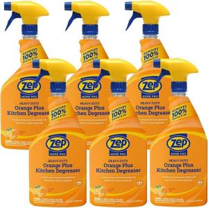 Zep Home Pro Orange Plus Kitchen Degreaser – 24 Fl. Oz. – R49506 – Pro Trusted Cleaning Power: Now in Refreshing Scents & Family Friendly Formulas (6)…(24 Fl Oz (Pack of 6))