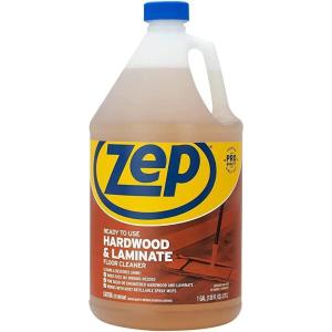Zep Industrial Hardwood and Laminate Floor Cleaner – 1 Gallon – ZUHLF128 – Removes Spots, Stains and Scuffs. Cleans and Restores Shine(1)