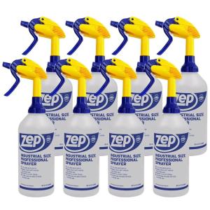 Zep Industrial Sprayer Bottle – 48 Ounces (Case of 8) C32810 – Up to 30 Foot Spray, Adjustable Nozzle