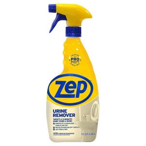 Zep Urine Remover, 32 fl oz – ZUURMV32 – Professional Strength Stain and Odor Eliminator for Hard and Soft Surfaces