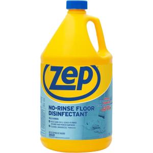 Zep No Rinse Floor Disinfectant, Blue (ZUNRS128)(128 Fl Oz (Pack of 1))