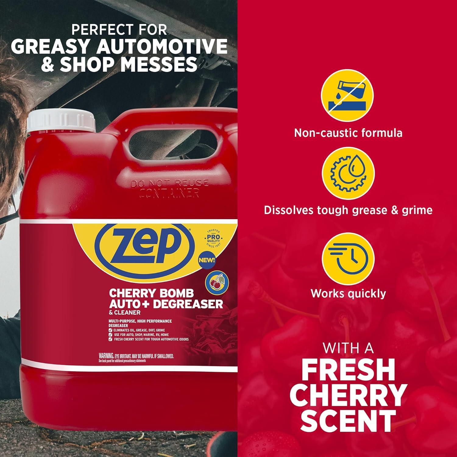 image:imageZep Cherry Bomb Auto Degreaser amp Cleaner For Auto Marine RV amp Home 25 Gallon