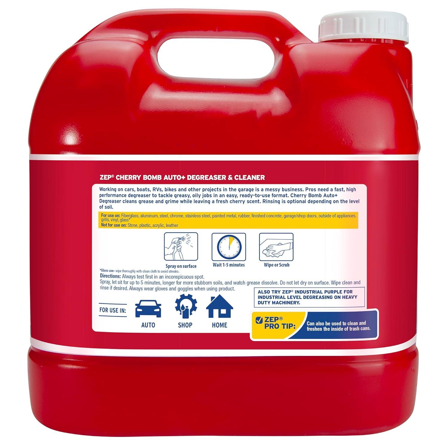 image:imageZep Cherry Bomb Auto Degreaser amp Cleaner For Auto Marine RV amp Home 25 Gallon