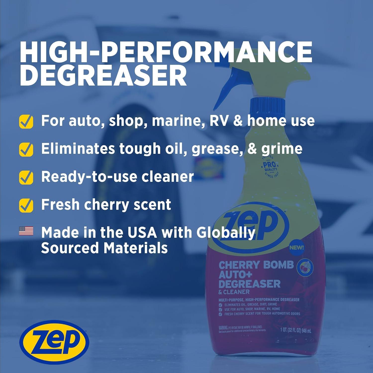 image:imageZep Cherry Bomb Auto Degreaser amp Cleaner For Auto Marine RV amp Home 32 oz