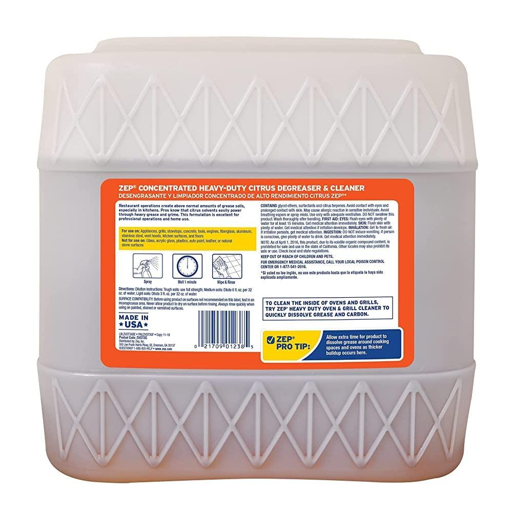 image:imageZep HeavyDuty Citrus Degreaser 35 Gallon 1 Pail ZUCIT3G Professional Strength Cleaner and Degreaser Concentrated Pro Formula