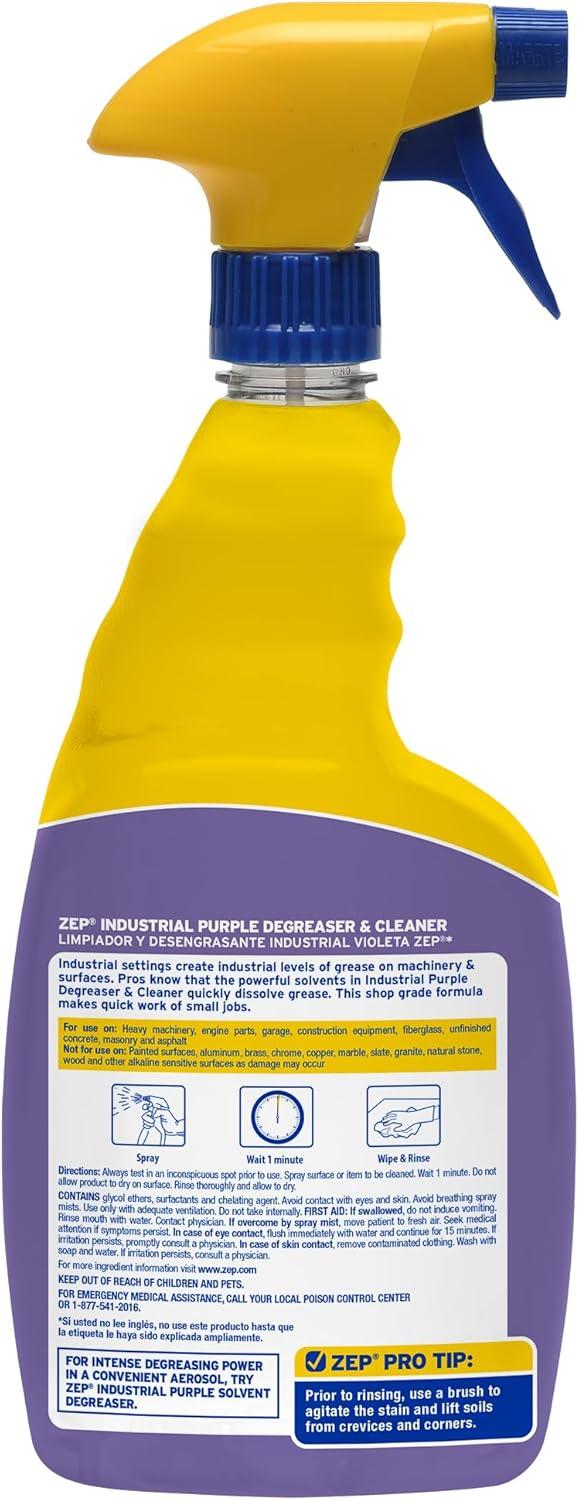 image:imageZep Industrial Purple Cleaner and Degreaser Concentrate 32 Ounce Case of 4 R42310 Easy to Rinse Formula1