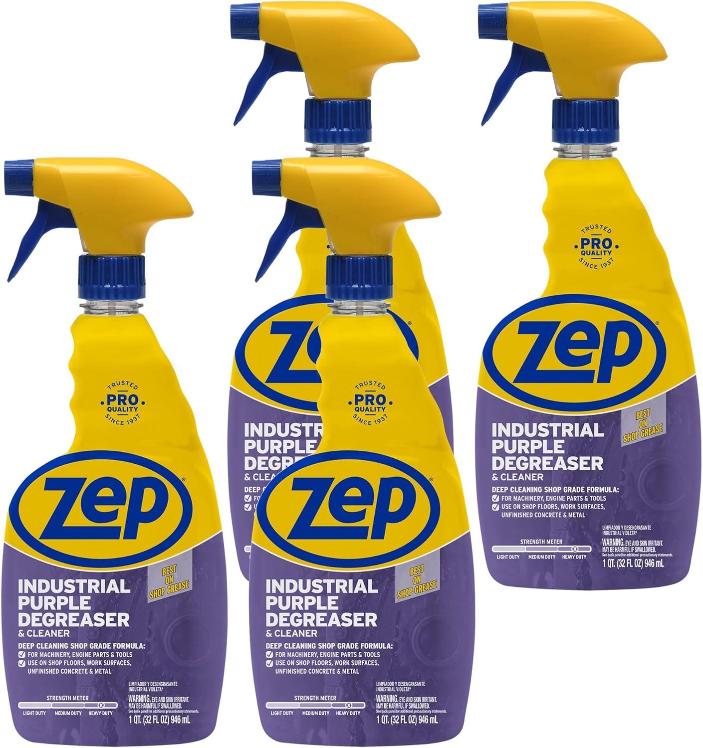 image:imageZep Industrial Purple Cleaner and Degreaser Concentrate 32 Ounce Case of 4 R42310 Easy to Rinse Formula1